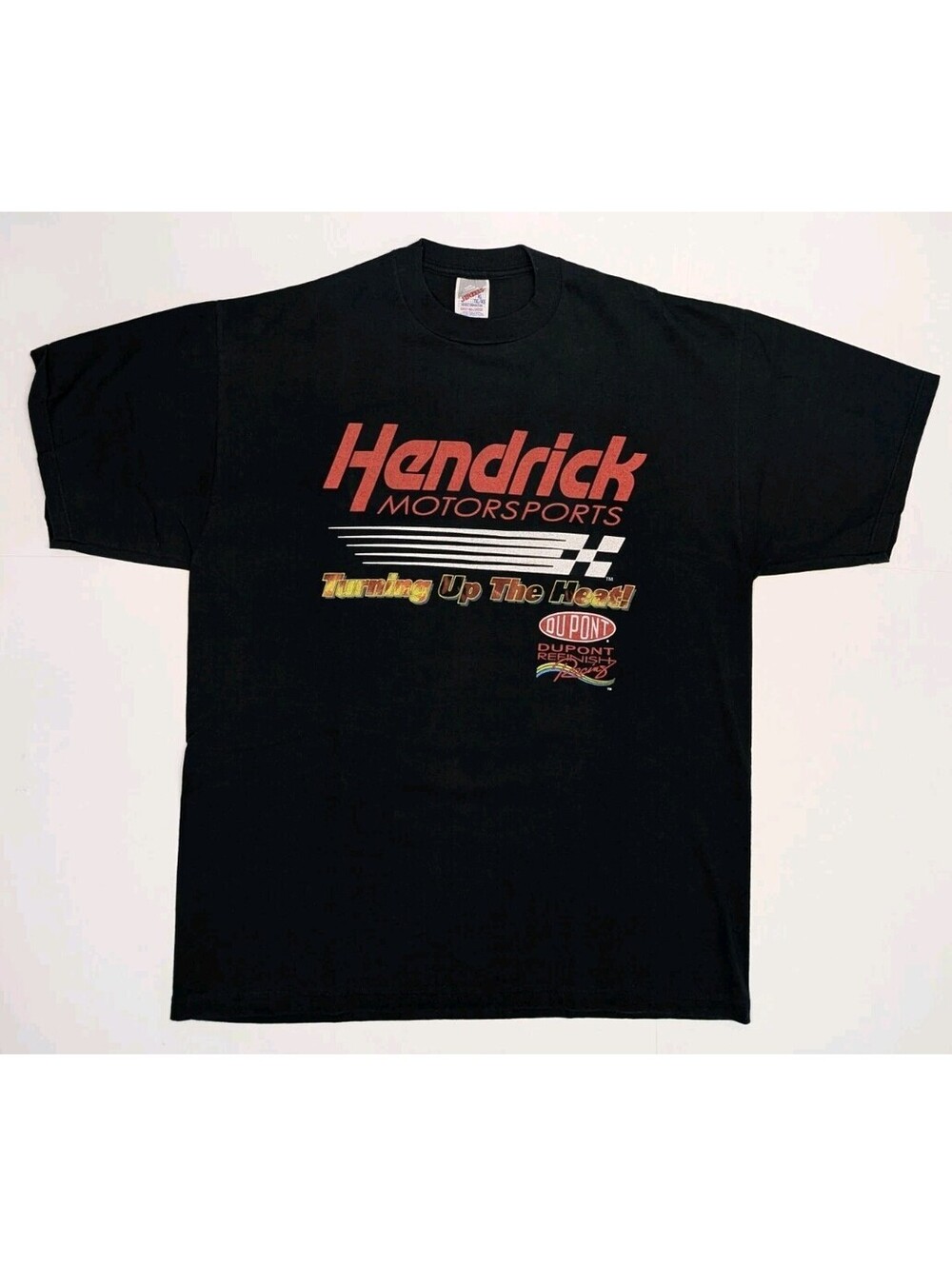 Vtg 1996 Hendrick Motorsports Racing Men XL T-Shirt Turning Up The Heat Made USA